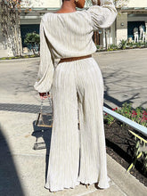 Indiebeautie – Einfarbiges Set aus geripptem Oberteil und Hose